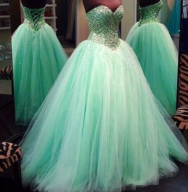 mint green grad dresses
